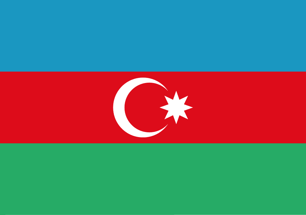 BANDEIRA AZERBAIJÃO