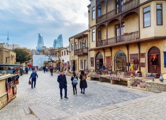 Cidade Antiga Baku Azerbaijao