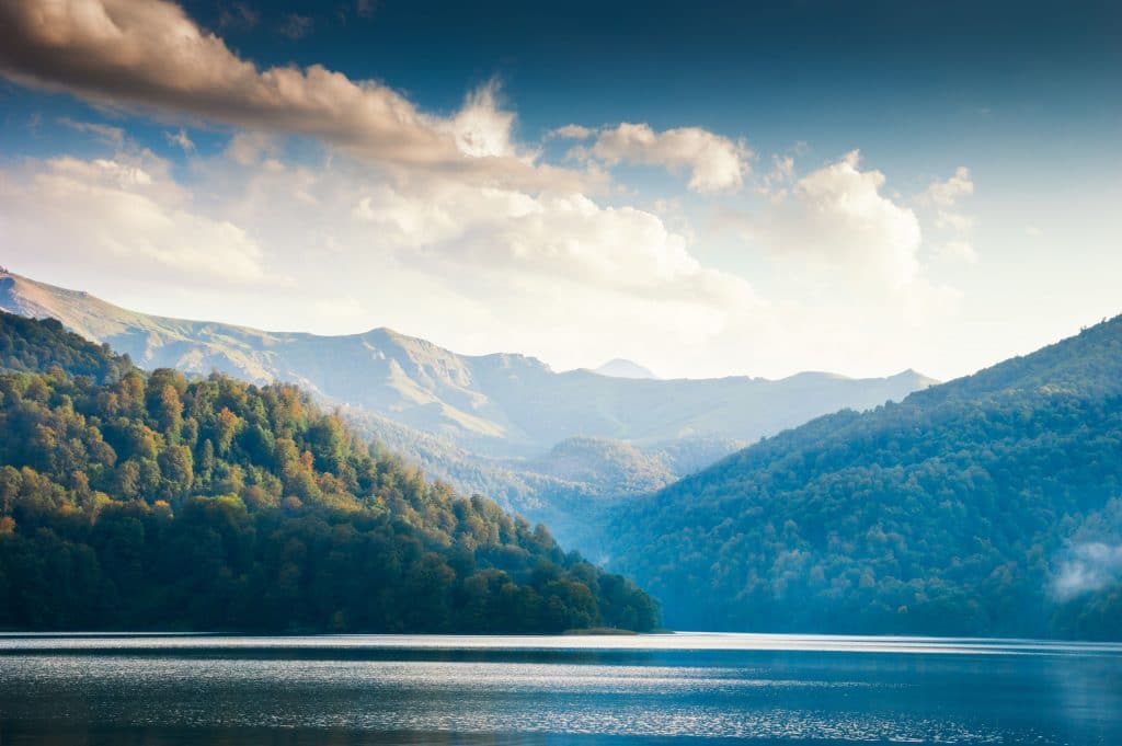 Lago Goygol Azerbaijao